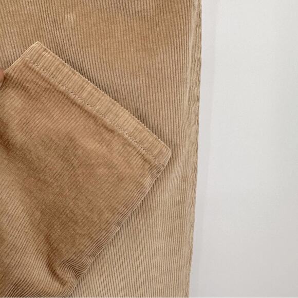 Current/Elliott | High-Waist Stiletto Tan Corduroy Pants Size 29(8) - Picture 4 of 7